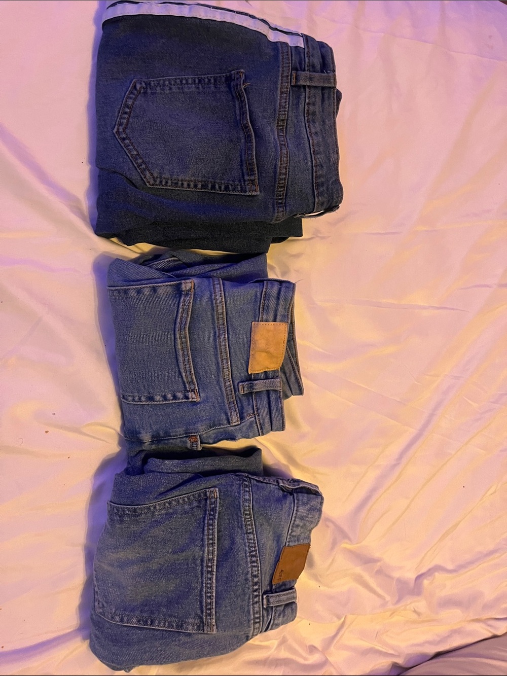 Women’s Blue Denim Jeans - Classic Medium Blue set each 10$